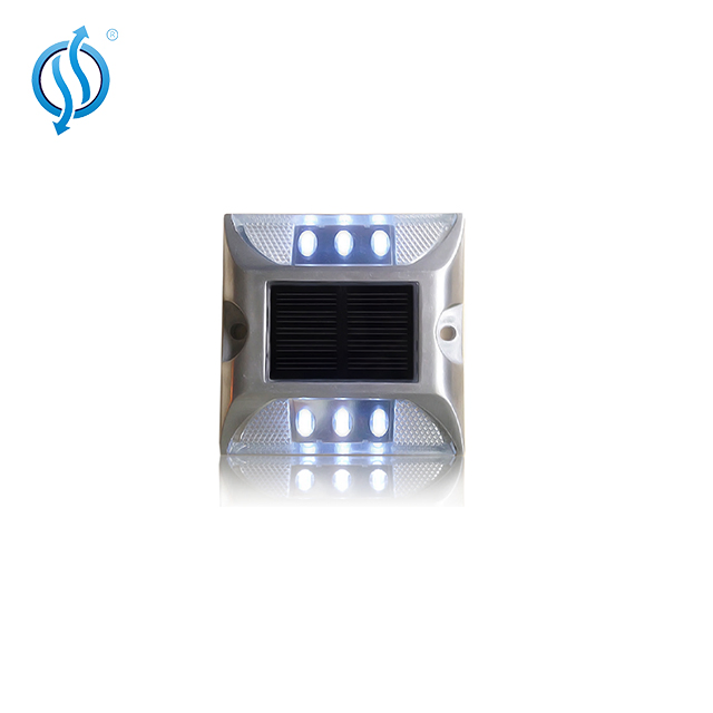 Reflective Cat Eye Road Stud Durable Aluminum Two-Side LED Road Studs