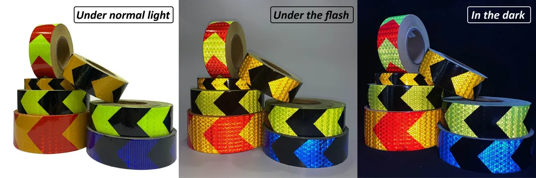 Reflective Sheeting for Road Sign, PVC Honeycomb Arrow Tape