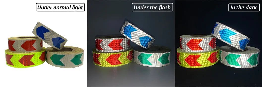 Reflective Sheeting for Road Sign, PVC Honeycomb Arrow Tape