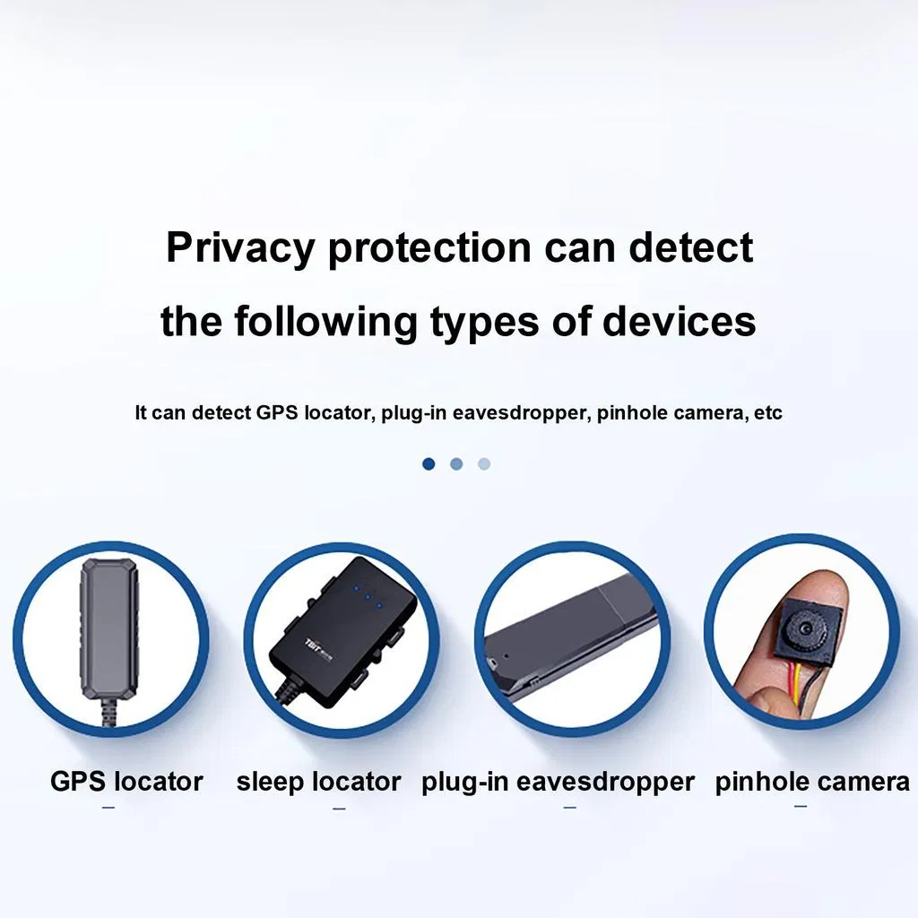 RF Signal Multi-Function Anti-Spy Detector Camera GSM Audio Bug Detector