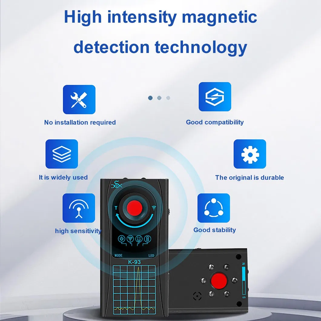 RF Signal Multi-Function Anti-Spy Detector Camera GSM Audio Bug Detector