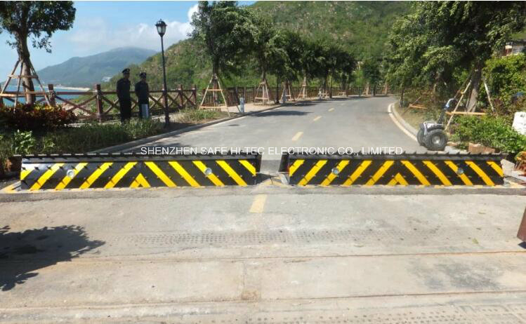 Road Blockers Rising Kerbs for High Security Site Entrance
