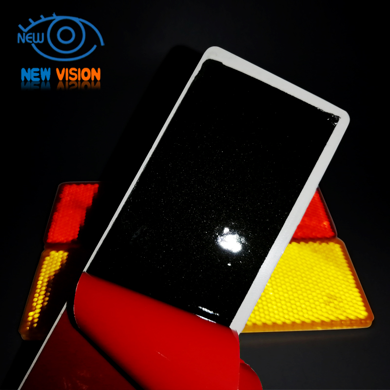 Road Safety Reflective Signs for Vehicle Self Adhesion Plastic Reflex Reflector for Vehicle