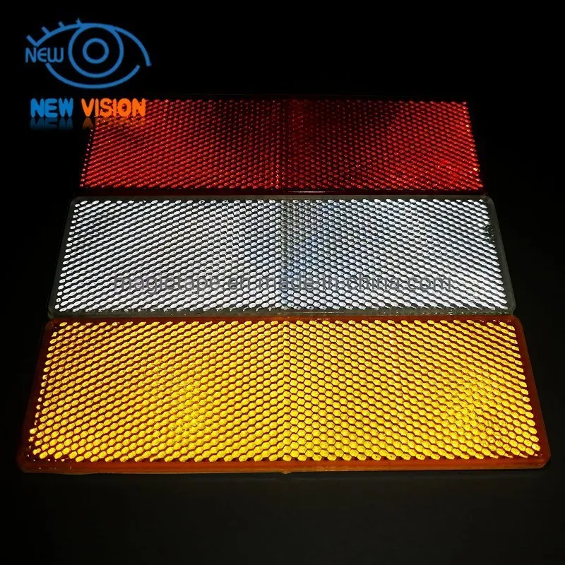Road Safety Reflective Signs for Vehicle Self Adhesion Plastic Reflex Reflector for Vehicle