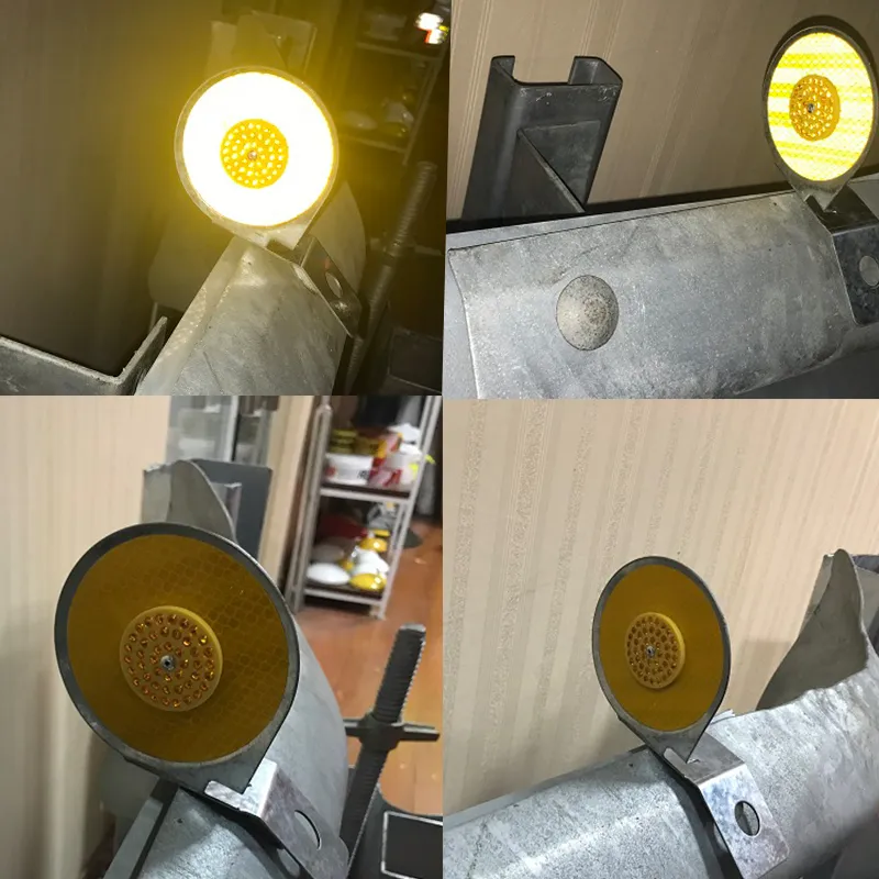 Round Reflective Guardrail Delineator for Highway