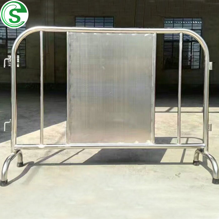 Security Mobile Certral Isolation Barrier SS304 316 Portable Fences with Brand
