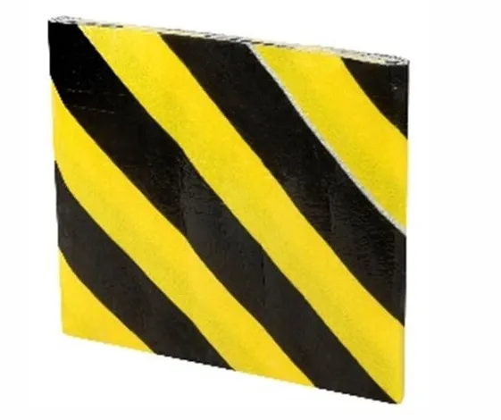 Self Adhesive Multiple Color Warning Masking Sign Tape Night Reflective Buffer Warning Stickers