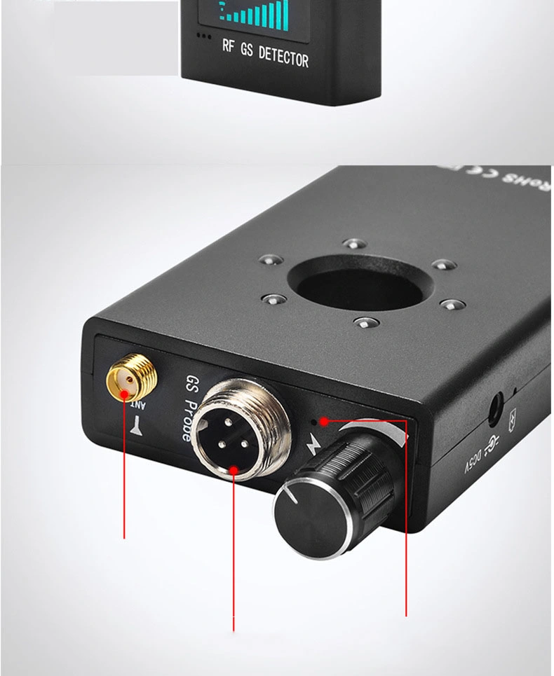 Signal Detector, Anti-Camera K18 Camera GSM Audio Bug Finder GPS Signal Lens RF Detector (K18)