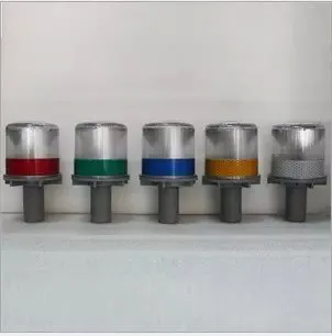 Sitting Type Traffic Barrier Flashing Warning Light, CE Traffic Road LED Barricade Warning Light