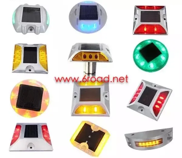 Solar Cat Eye Aluminum LED Road Marker Stud Light
