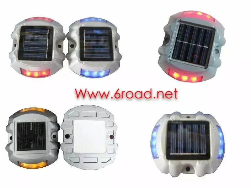 Solar Cat Eye Aluminum LED Road Marker Stud Light