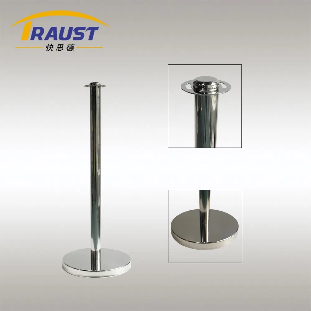 Special Price Belt Post Crowd Control Barrier with Stainless Steel or Steel Tube