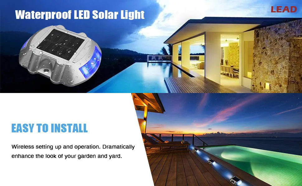 Traffic Safety Motorway LED Cat Eyes Best Reflective Solar Road Light Stud