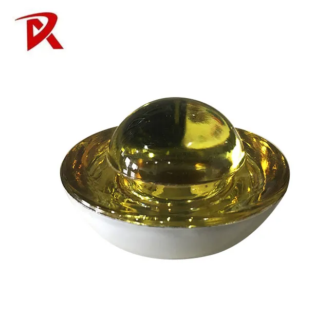 Traffic Safety Waterproof Tempered Round Reflect Glass Road Stud