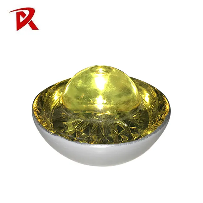 Traffic Safety Waterproof Tempered Round Reflect Glass Road Stud