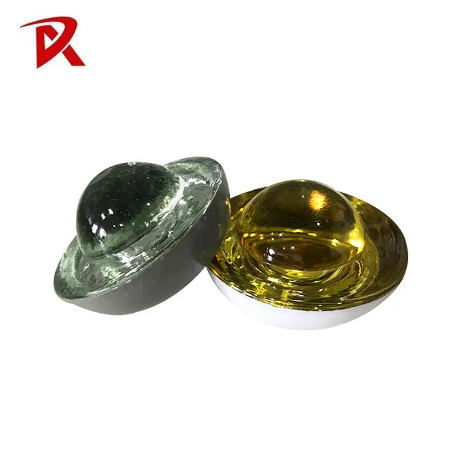 Traffic Safety Waterproof Tempered Round Reflect Glass Road Stud