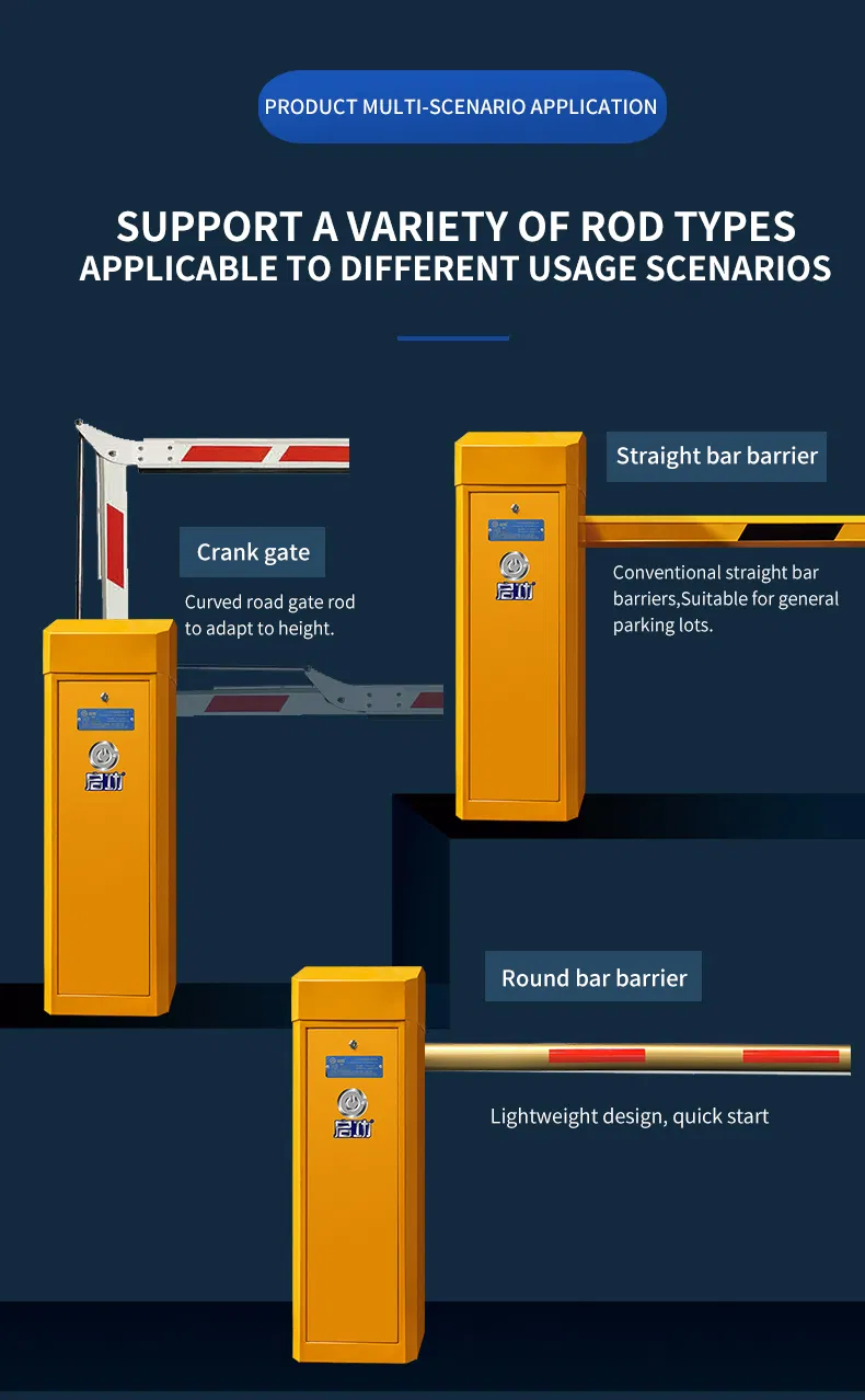 Vehicle Access Control Automatic Traffic Barrier Gate Boom Gate