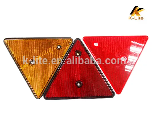 Wholesale Reflex Reflector Approved ECE Triangle Plastic Reflector Kc204