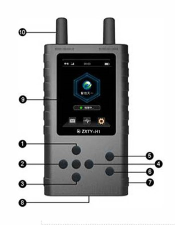 Wireless Micro RF Signal Detector Transmitting Cell Phone Bug Detector