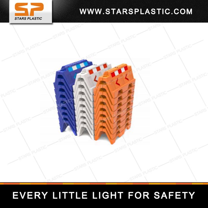 Yellow Plastic Barriers for Sale Road Barrier Water Filled Weights
